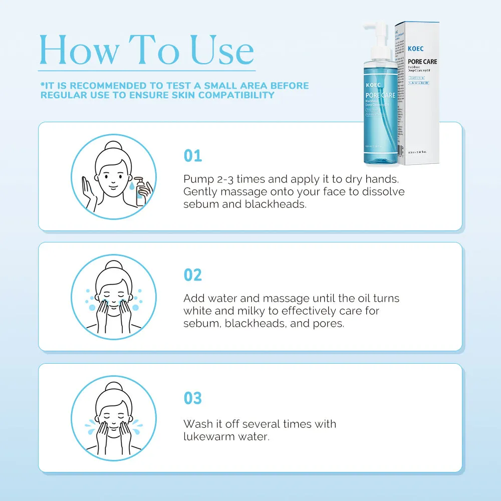 KOEC Pore Care Deep Cleansing Oil renseolie mod hudorme