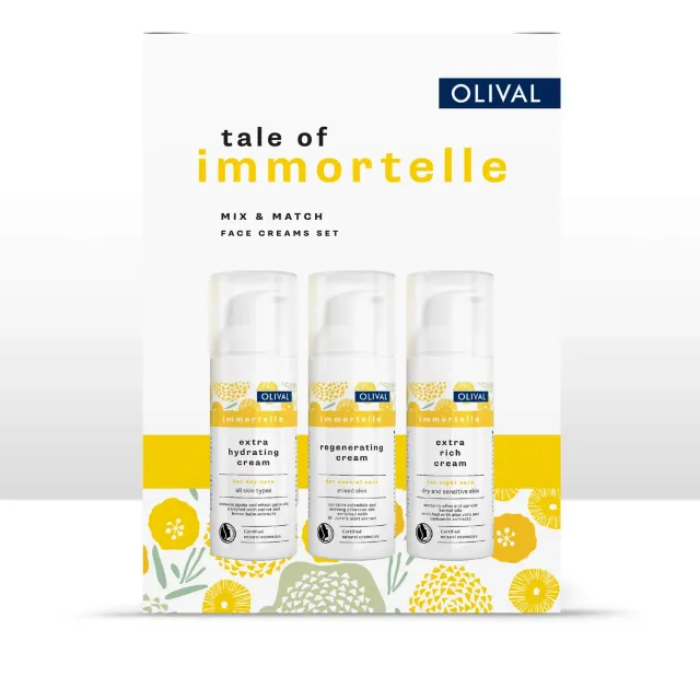 Olival Professional Tale of Immortelle ansigtssæt 3 cremer