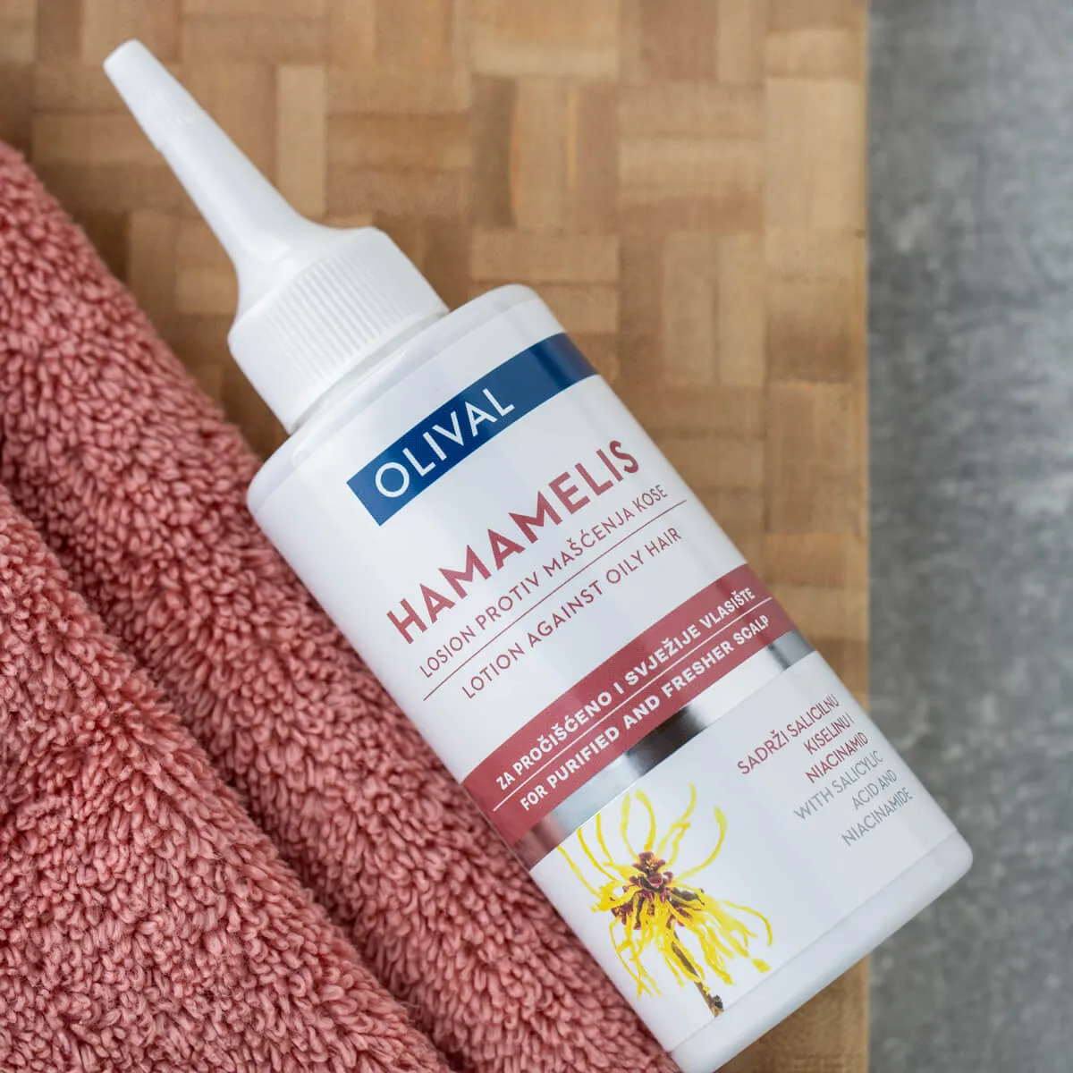 Olival Hamamelis hårlotion mod fedtet hår