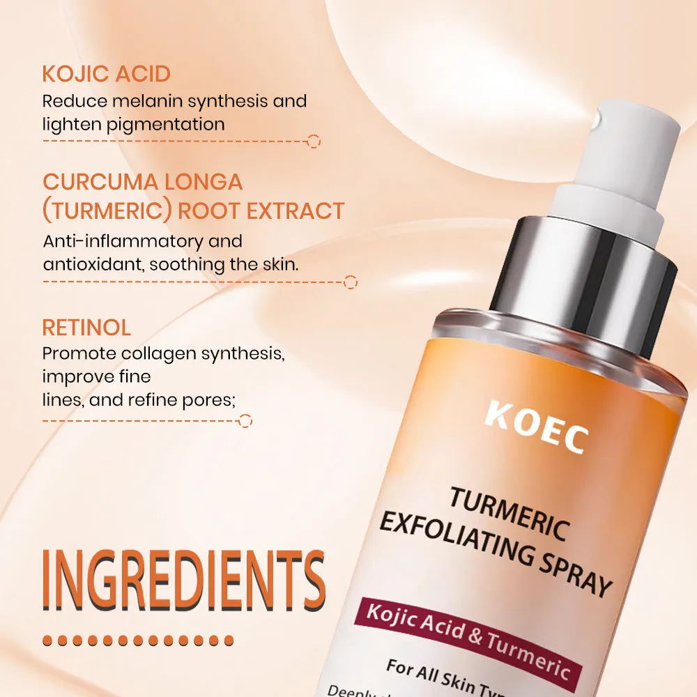 KOEC Turmeric eksfolierende spray 100g mild