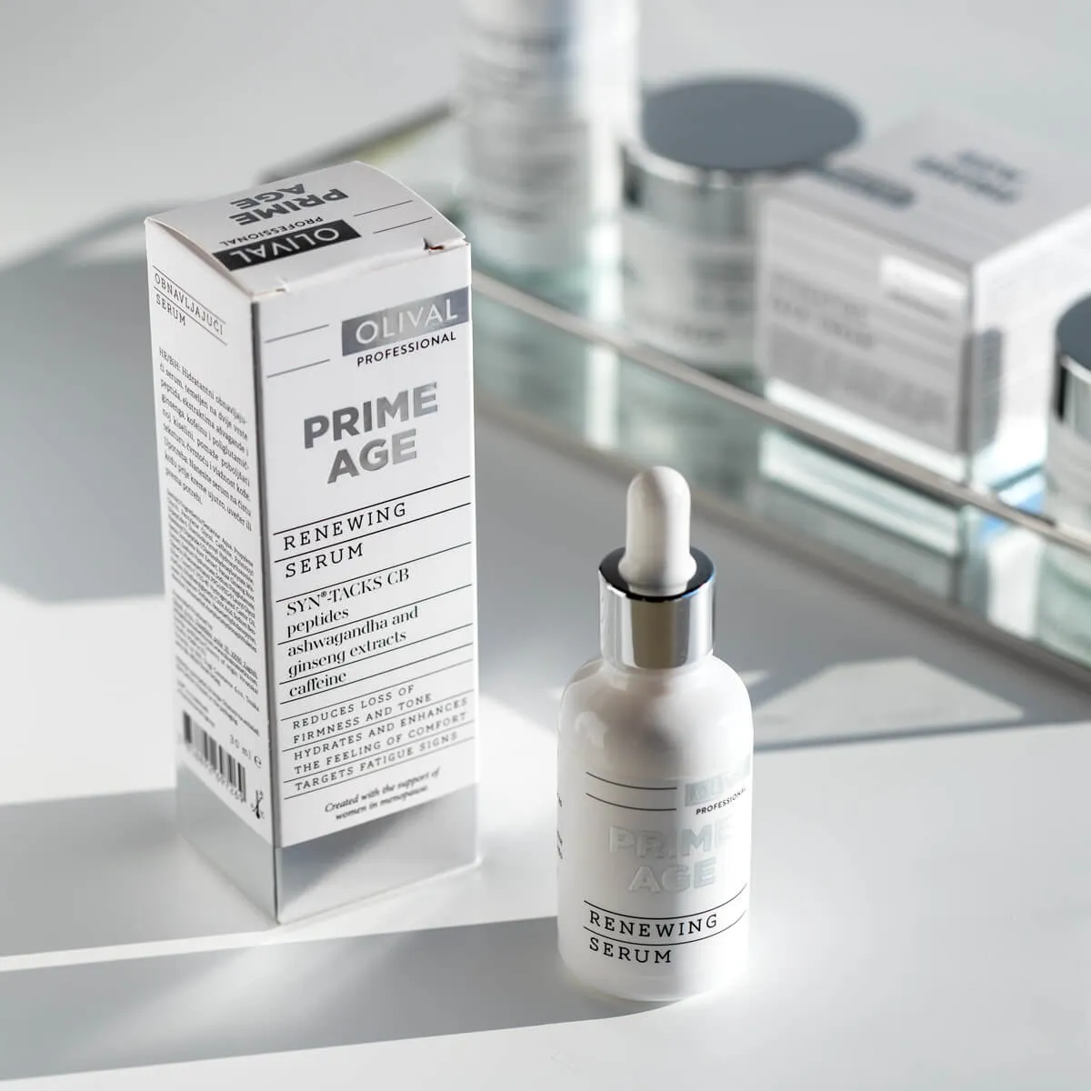 Olival Prime Age Renewing ansigtsserum peptid moden hud