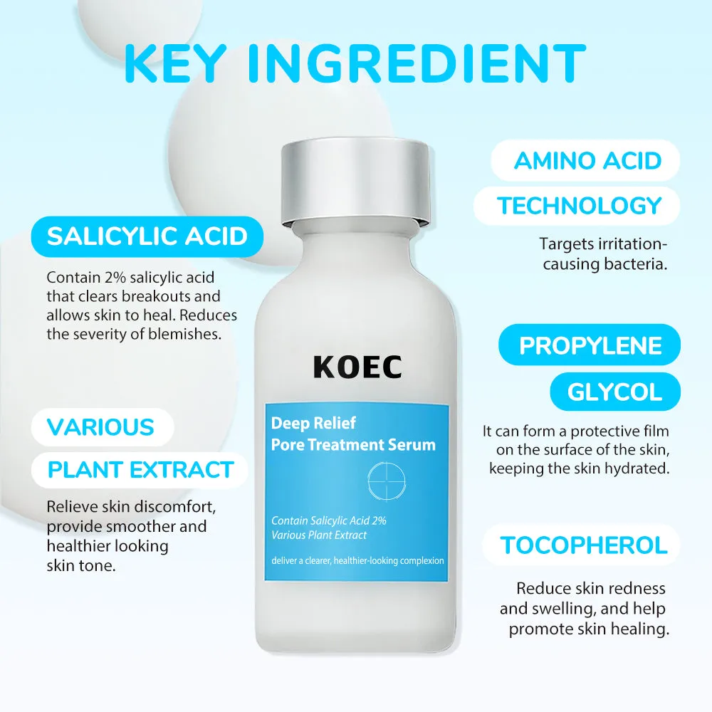 KOEC Salicylic Acid acne serum mod bumser 1 stk