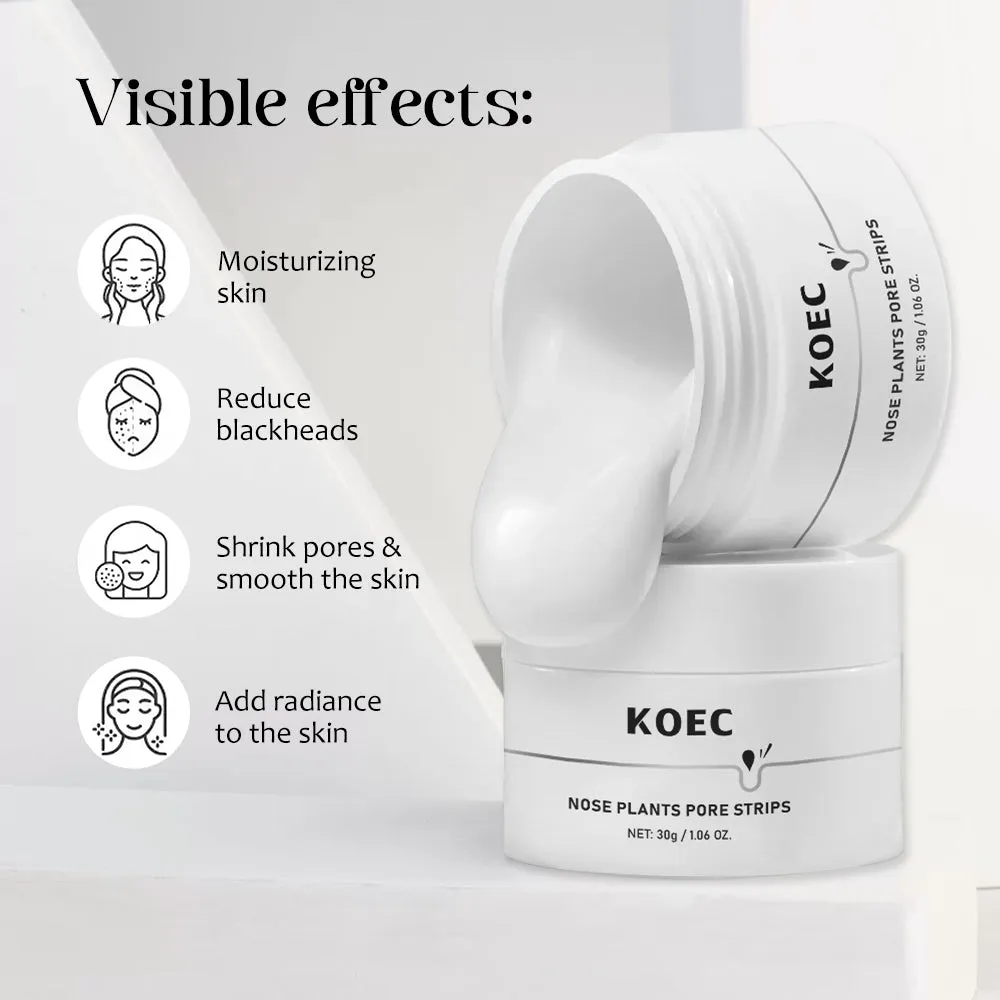 KOEC Blackhead næsemaske 60 stk til hudorme