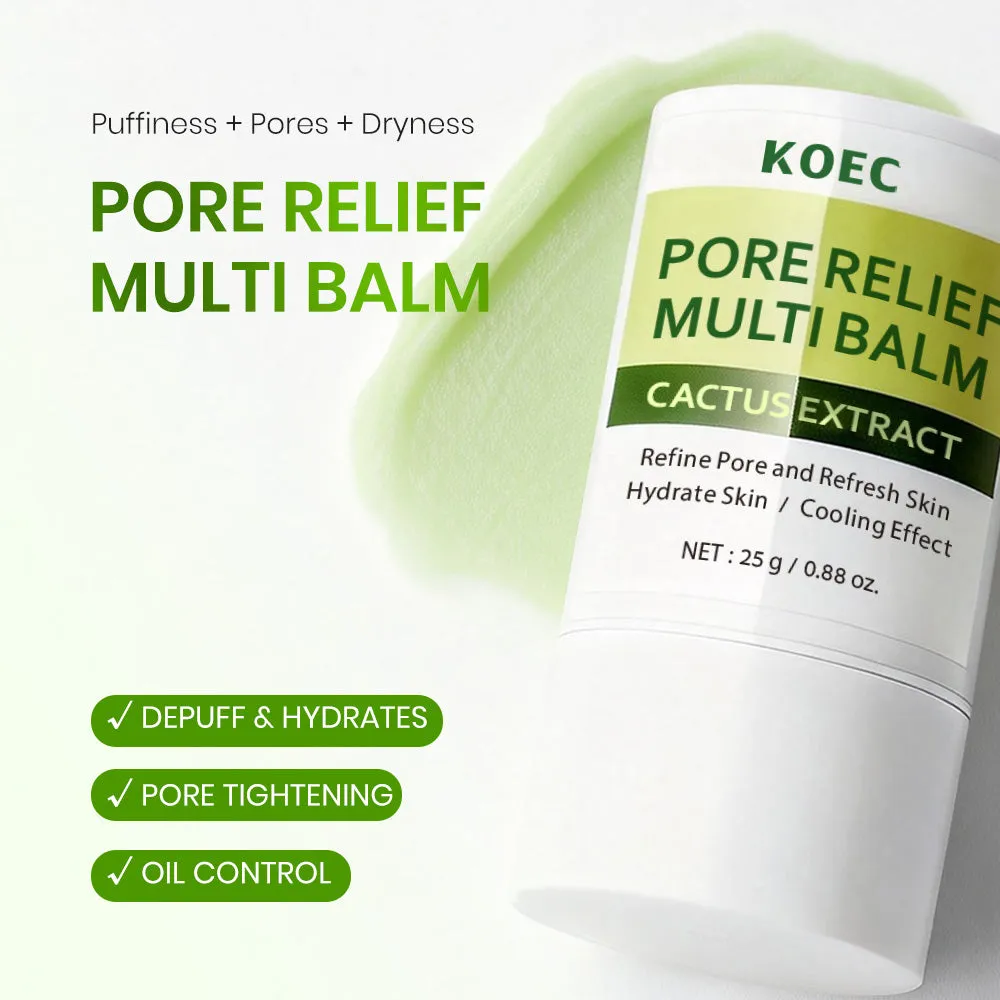 KOEC Pore Relief Multi Balm kaktus porer fugt