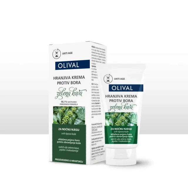 Olival Professional Nourishing Anti Wrinkle Green Coffee natcreme tør hud