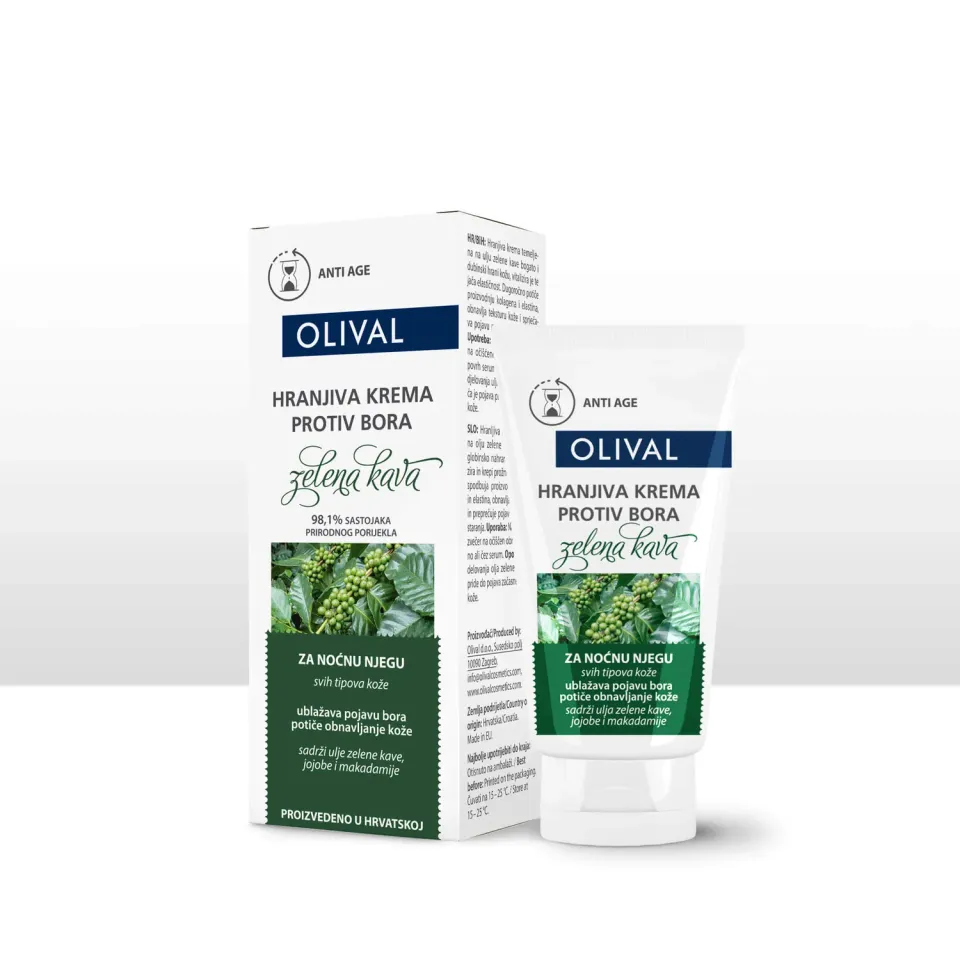 Olival Professional Nourishing Anti Wrinkle Green Coffee natcreme tør hud