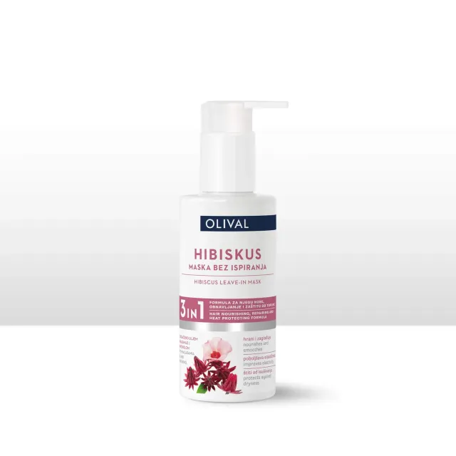 Olival Professional Hibiscus 3in1 leave-in hårmaske tørt hår