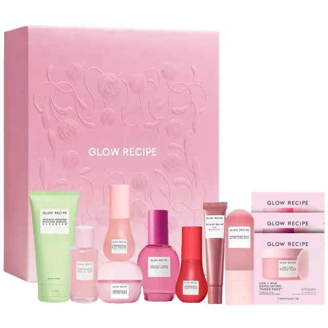 Glow Recipe Korean Glass Skincare Vault sæt 9 dele til glød
