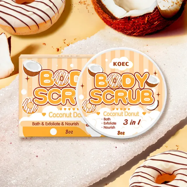 KOEC Coconut Donut bodyscrub med sheasmør