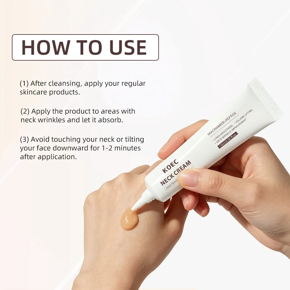 KOEC Niacinamide-Peptide Resurfacing halscreme opstrammende