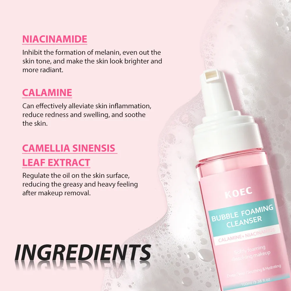 KOEC Bubble foaming cleanser mod tilstoppede porer