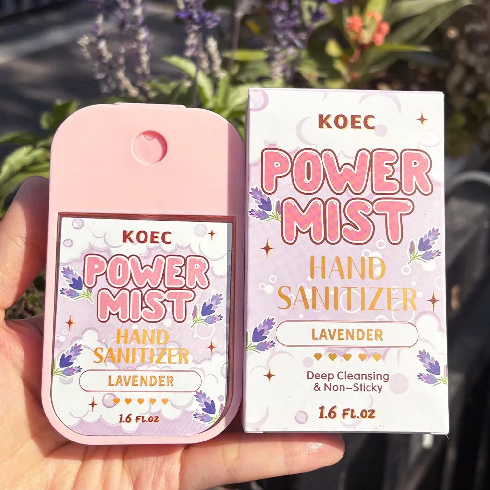 KOEC Hydrating hånddesinfektionsspray lavendel fugtgivende