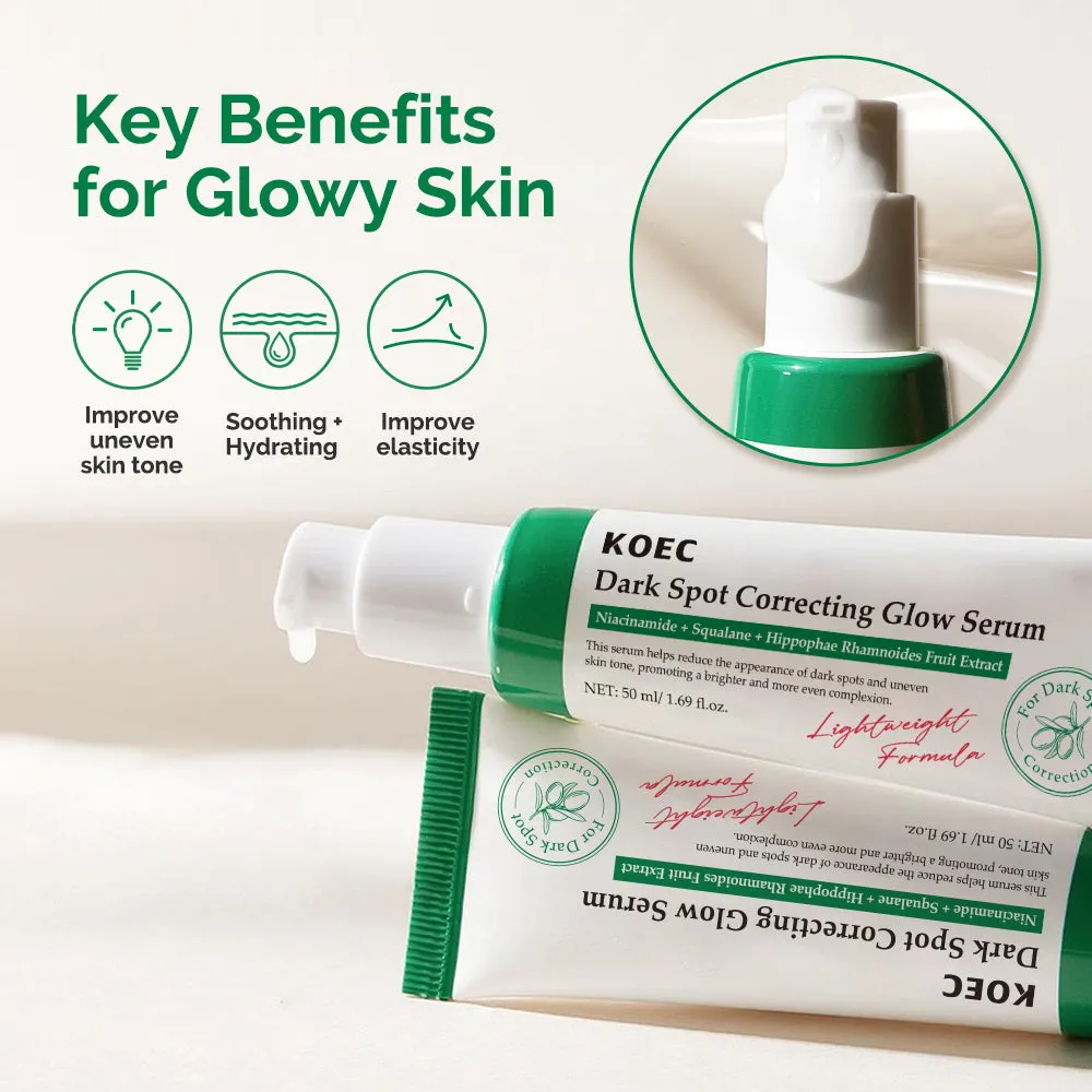 KOEC Dark Spot Correcting Glow serum mod pigmentpletter