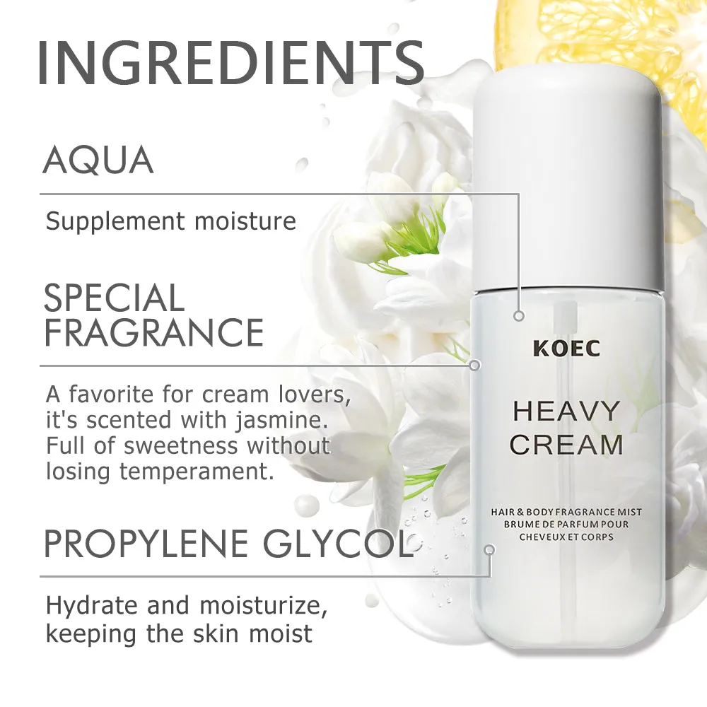 KOEC Heavy Cream duftmist krop og hår vanilje