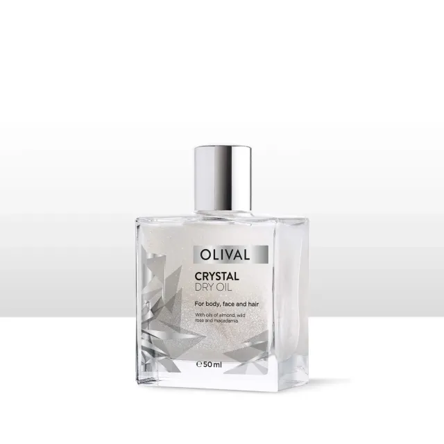 Olival Professional Crystal Dry Oil tørolie sølvglimmer