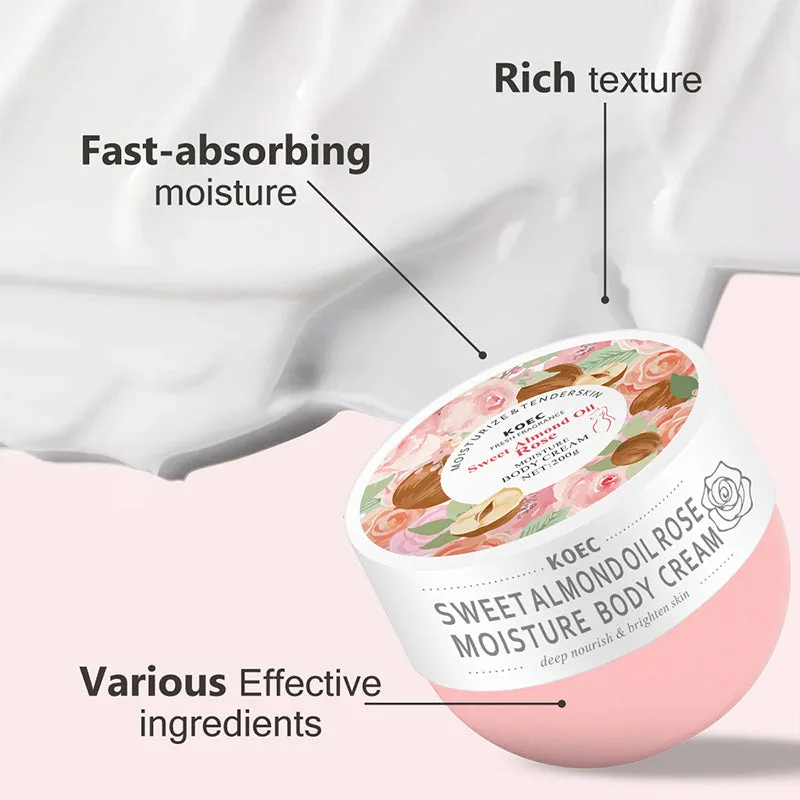 KOEC Sweet Almond Oil Rose Moisture bodycream roseduft