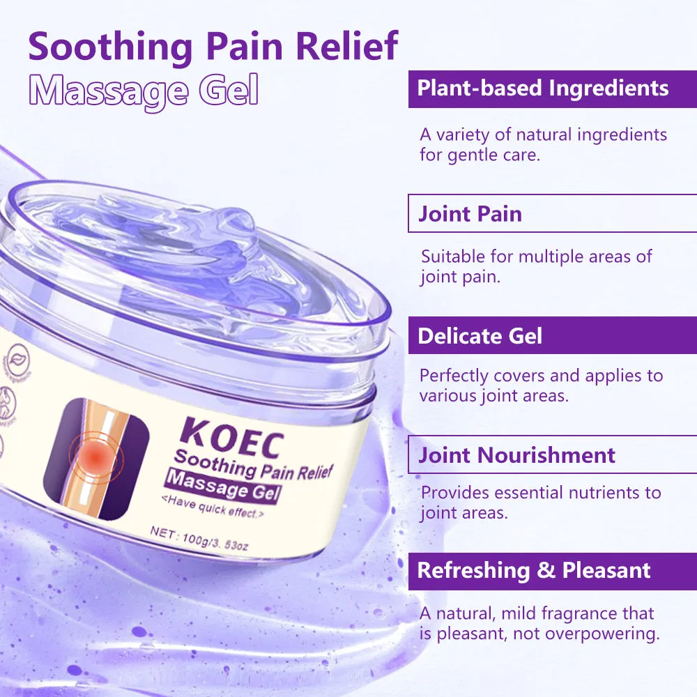 KOEC Soothing Pain Relief massagegel 1 stk mentol