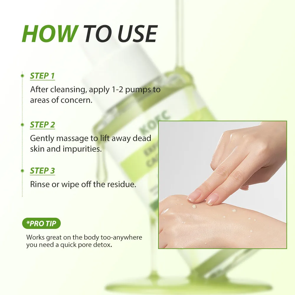 KOEC Cactox Exfoliating Peel Shot serum til tør hud