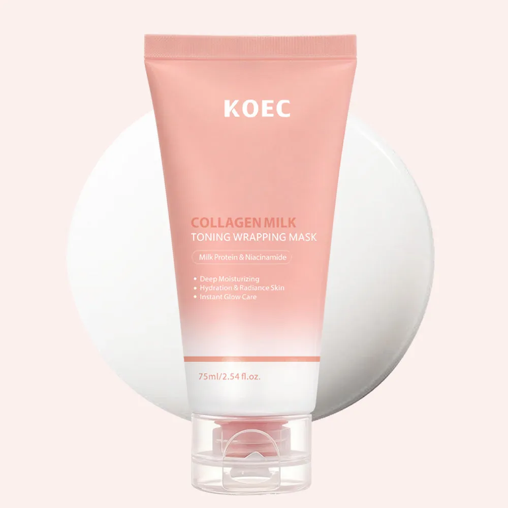 KOEC Collagen Milk Toning Wrapping Maske 75ml glød