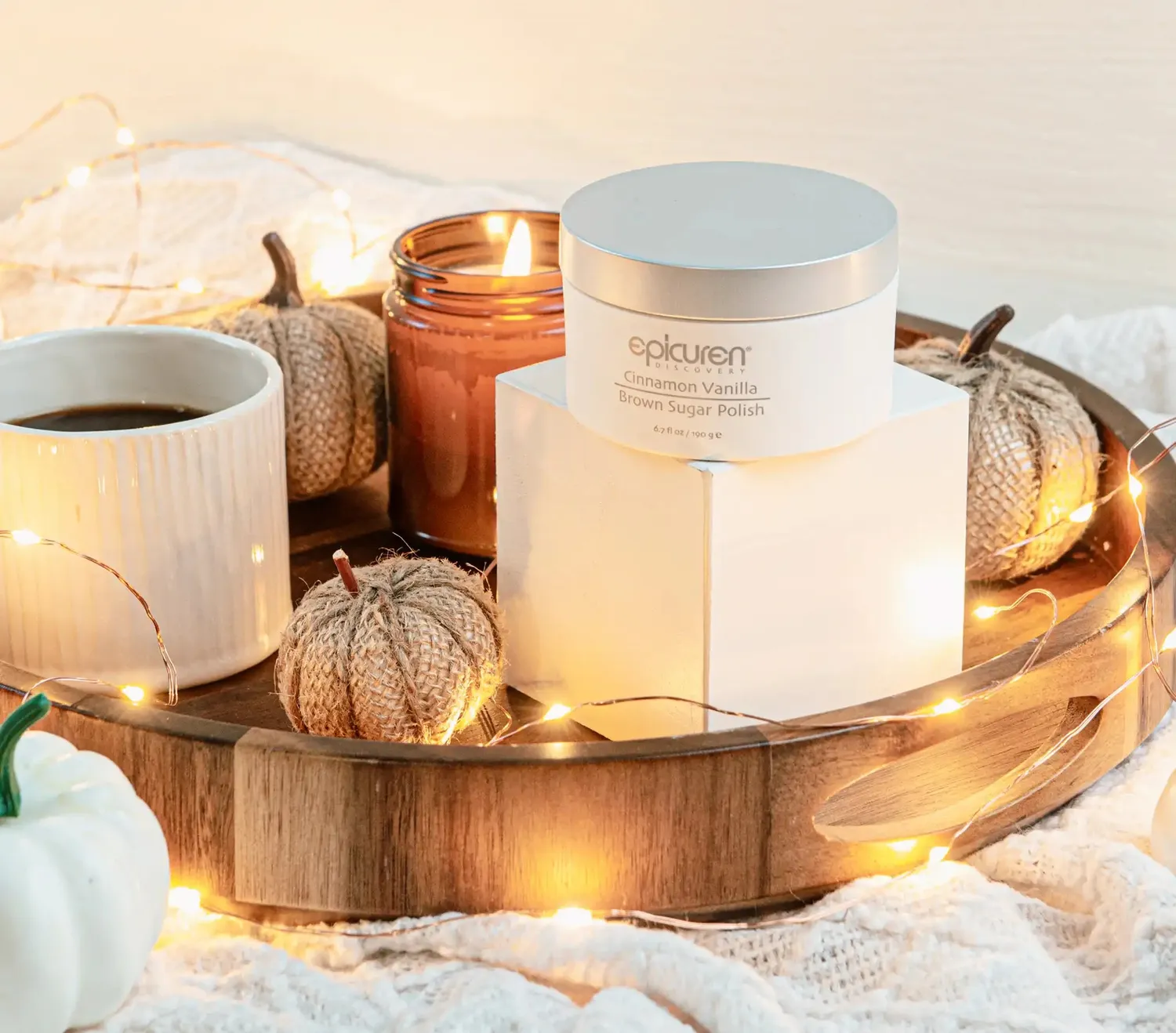 Epicuren Cinnamon Vanilla Brown Sugar bodyscrub til tør hud