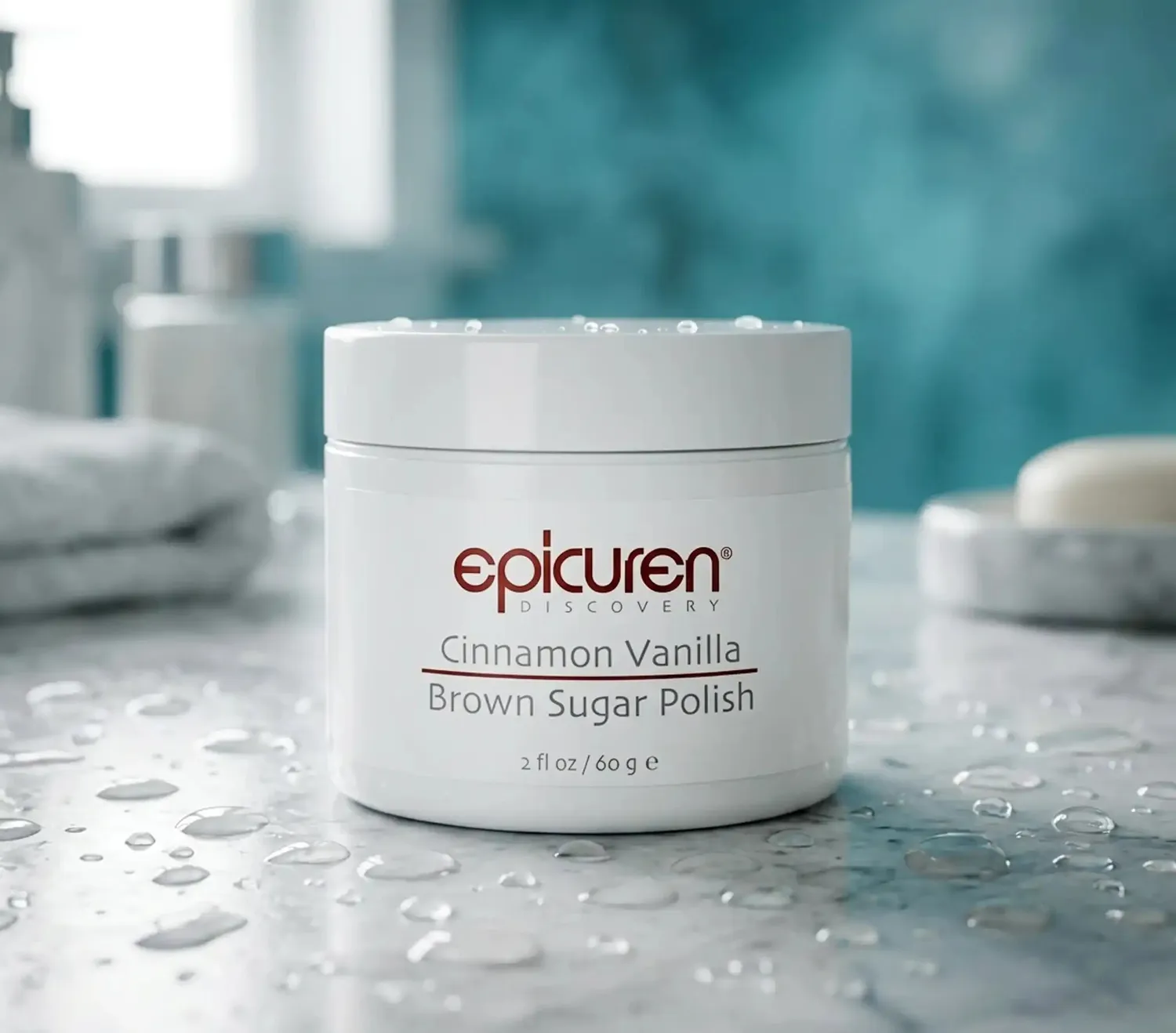 Epicuren Cinnamon Vanilla Brown Sugar bodyscrub til tør hud