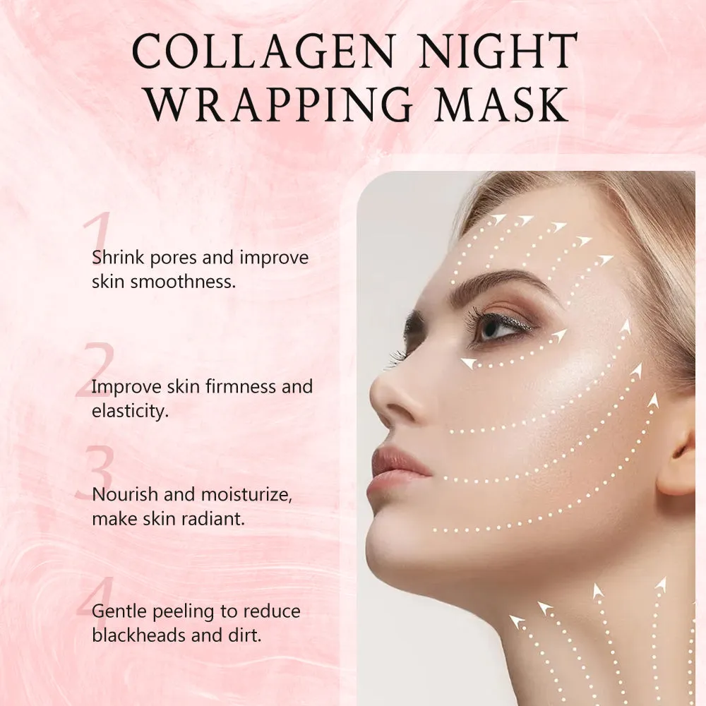 KOEC Collagen Night Wrapping Mask peel-off 1 stk med børste