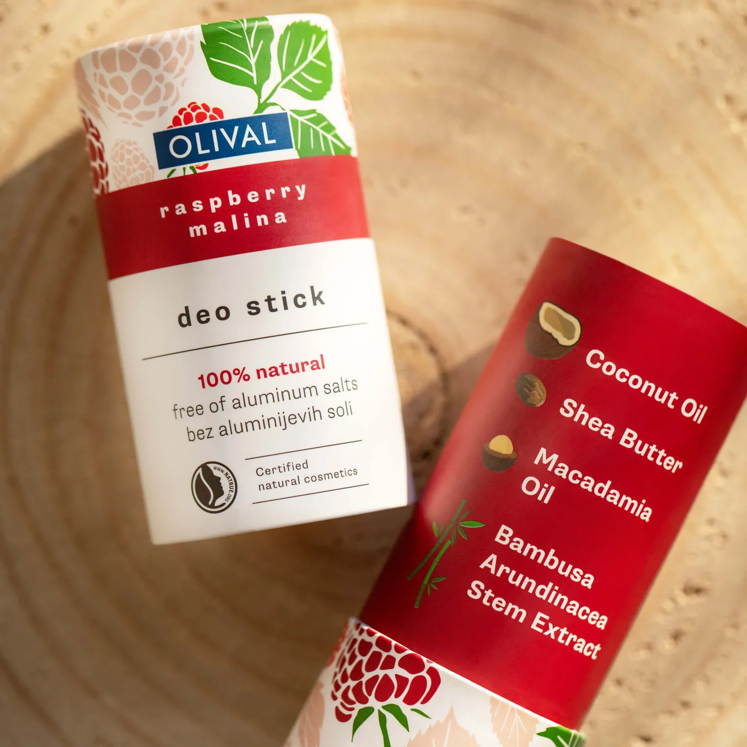 Olival Professional Natural Deo Stick deostick hindbær