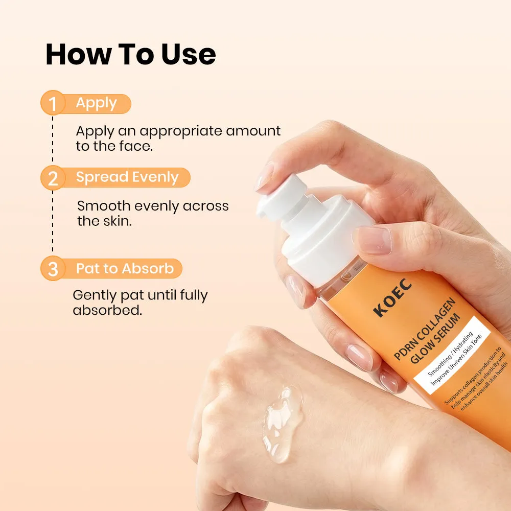 KOEC PDRN Collagen Glow serum til glass skin og fugt