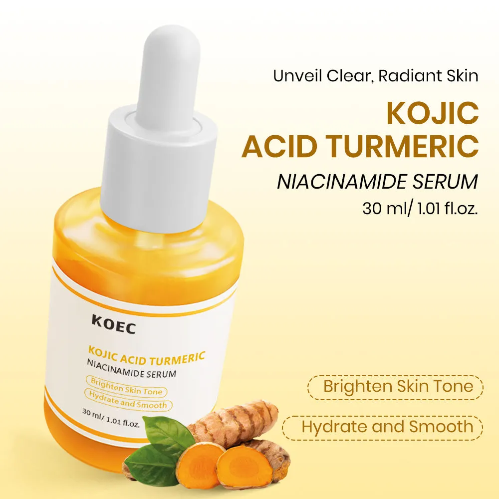 KOEC Kojic Acid Turmeric Niacinamide serum mod pigmentpletter