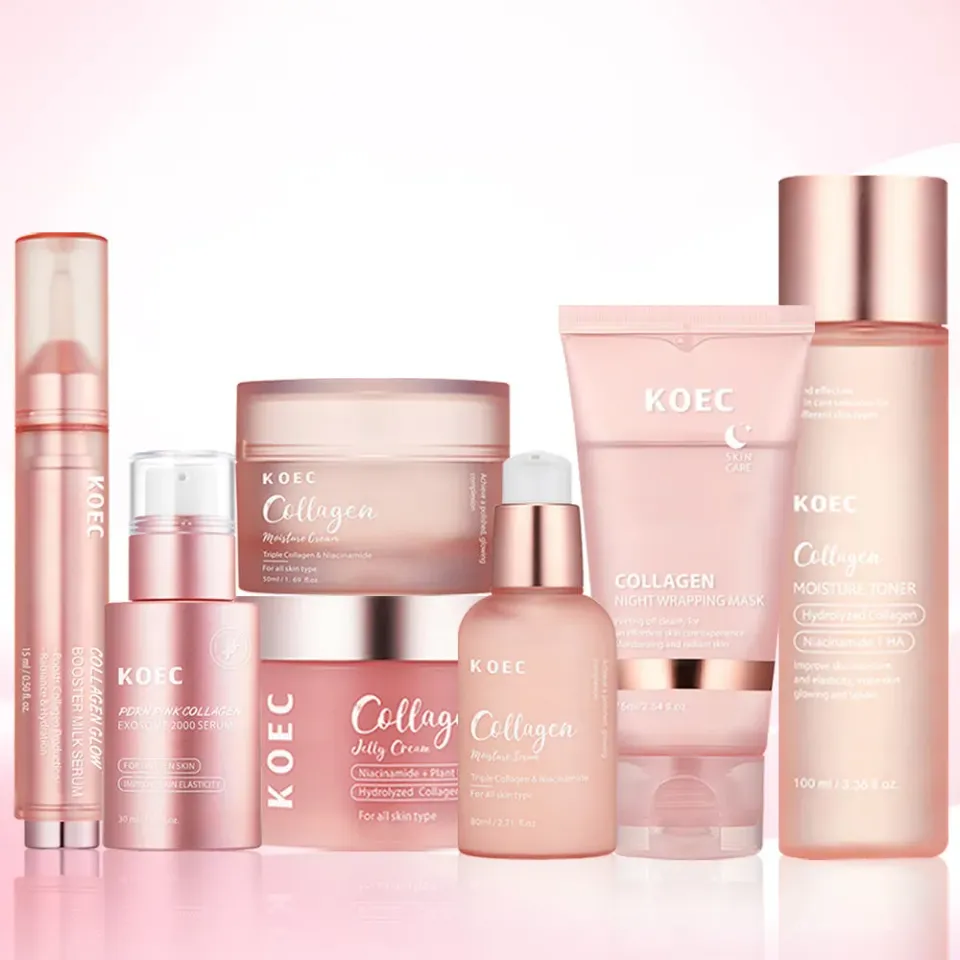 KOEC Deep Collagen Glow Booster sæt moden hud