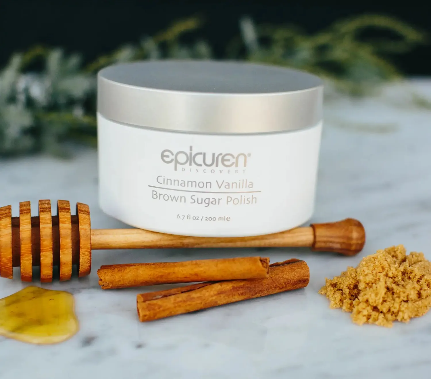 Epicuren Cinnamon Vanilla Brown Sugar bodyscrub til tør hud