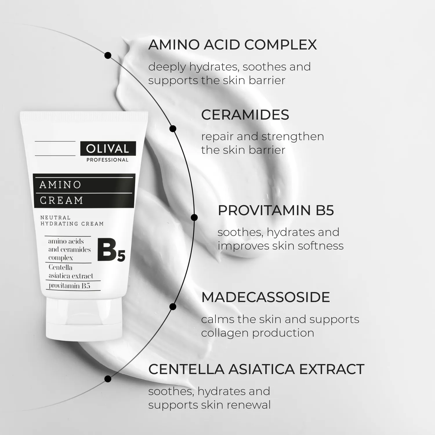 Olival Professional Amino Cream B5 ansigtscreme parfumefri