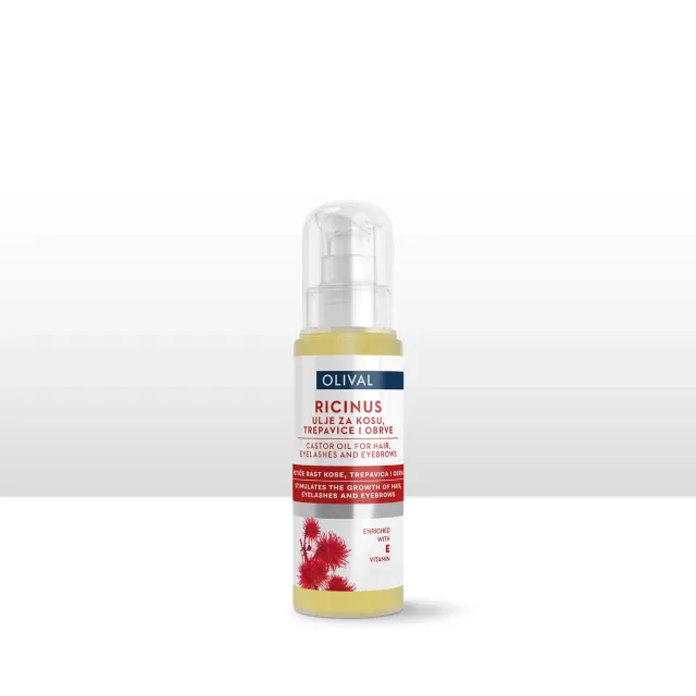 Olival Professional Castor Oil ricinusolie koldpresset hår bryn